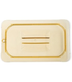San Jamar Food Pan - Hot Lid Only 1/4 Size - Amber