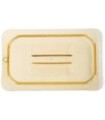 San Jamar Food Pan - Hot Lid Only 1/4 Size - Amber
