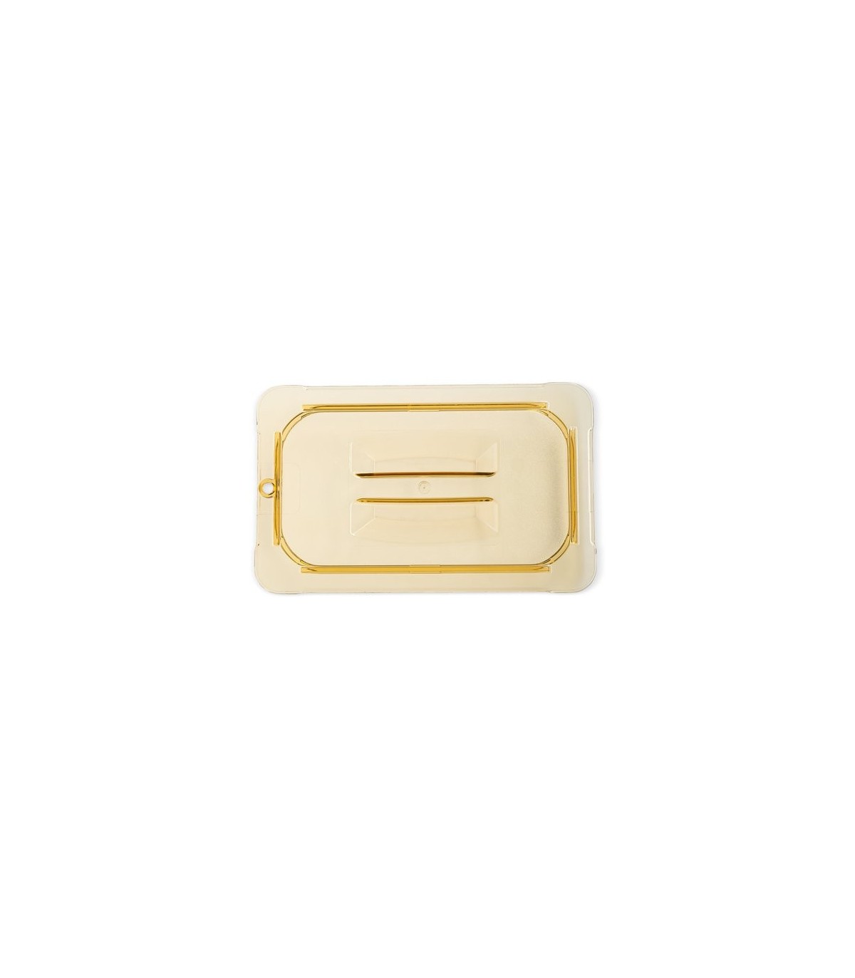 San Jamar Food Pan - Hot Lid Only 1/4 Size - Amber