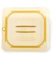 San Jamar Food Pan - Hot Lid Only 1/6 Size - Amber