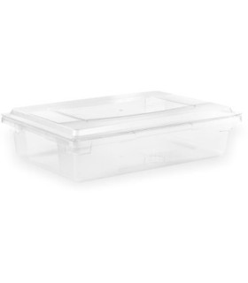 San Jamar Food Storage Container - 8.5G 26x18x6" - Clear