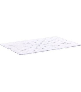San Jamar Food Storage Container - 18x26" Drain Tray Only -Clear