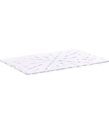 San Jamar Food Storage Container - 18x26" Drain Tray Only -Clear