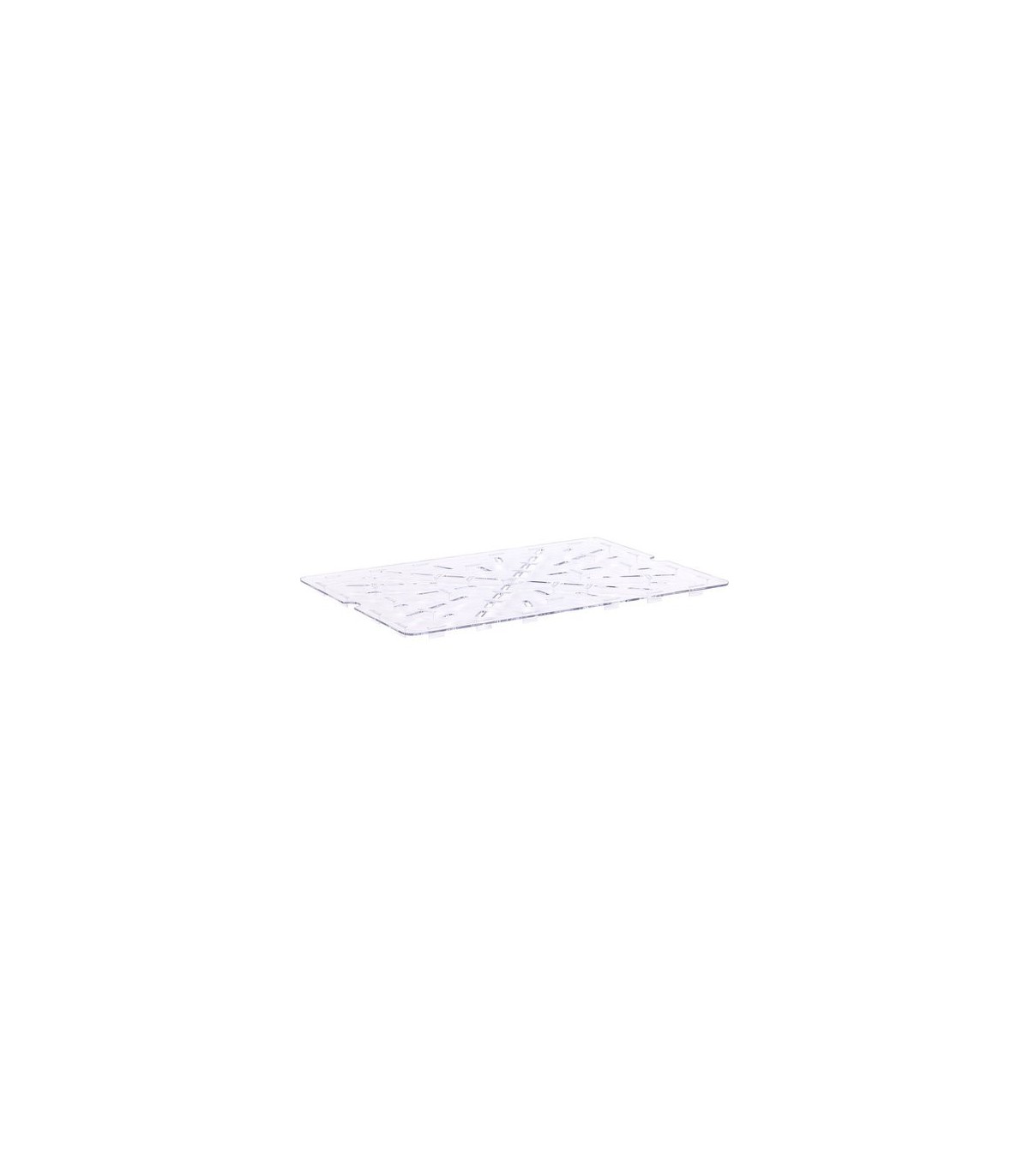 San Jamar Food Storage Container - 18x26" Drain Tray Only -Clear