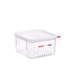 San Jamar Araven - Container Square w/Lid PP 2qt - Clear