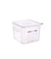 San Jamar Araven - Container Square w/Lid PP 6qt - Clear