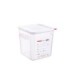 San Jamar Araven - Container Square w/Lid PP 8qt - Clear
