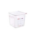 San Jamar Araven - Container Square w/Lid PP 8qt - Clear