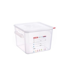 San Jamar Araven - Container Square w/Lid PP 12qt - Clear