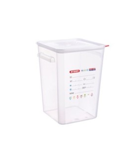 San Jamar Araven - Container Square w/Lid PP 23qt - Clear