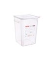 San Jamar Araven - Container Square w/Lid PP 23qt - Clear
