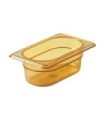 Rubbermaid FG200P00AMBR Final Sale: Food Pan - Hot 1/9 Size-2.5" Depth-Amber, Price Per EA