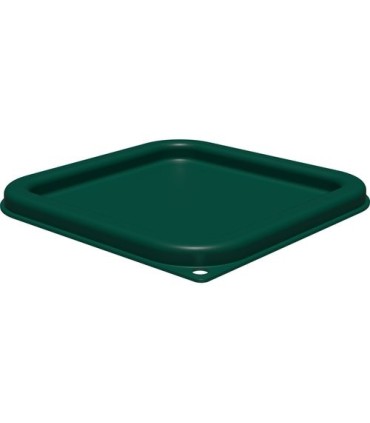 San Jamar Space Saving Cont - Square Lid Fit 2/4qt - Green