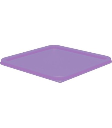 San Jamar Space Saving Cont - Square Lid Fit 2/4qt - Purple