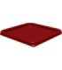 San Jamar Space Saving Cont - Square Lid Fit 6/8qt - Red