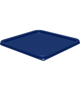 San Jamar Space Saving Cont - Square Lid Fit 12/18/22qt - Blue