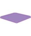 San Jamar Space Saving Cont - Square Lid Fit 12/18/22qt - Purple