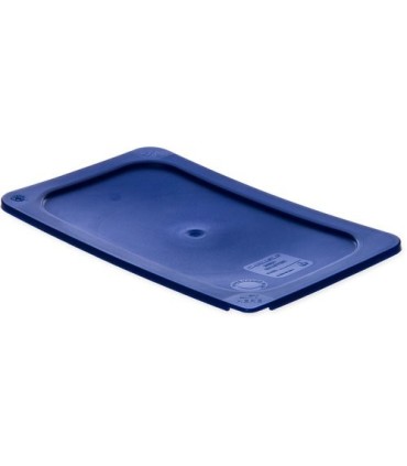 San Jamar Food Pan - Smart Lid Only 1/4 Size - Dark Blue