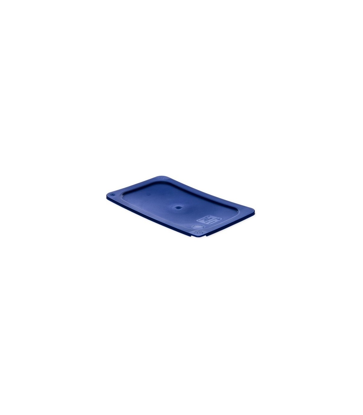 San Jamar Food Pan - Smart Lid Only 1/4 Size - Dark Blue