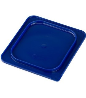 San Jamar Food Pan - Smart Lid Only 1/6 Size - Dark Blue