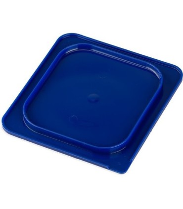 San Jamar Food Pan - Smart Lid Only 1/6 Size - Dark Blue