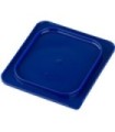 San Jamar Food Pan - Smart Lid Only 1/6 Size - Dark Blue