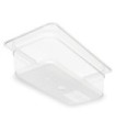 San Jamar Food Pan - Cold 1/3 Size 4" Depth - Clear