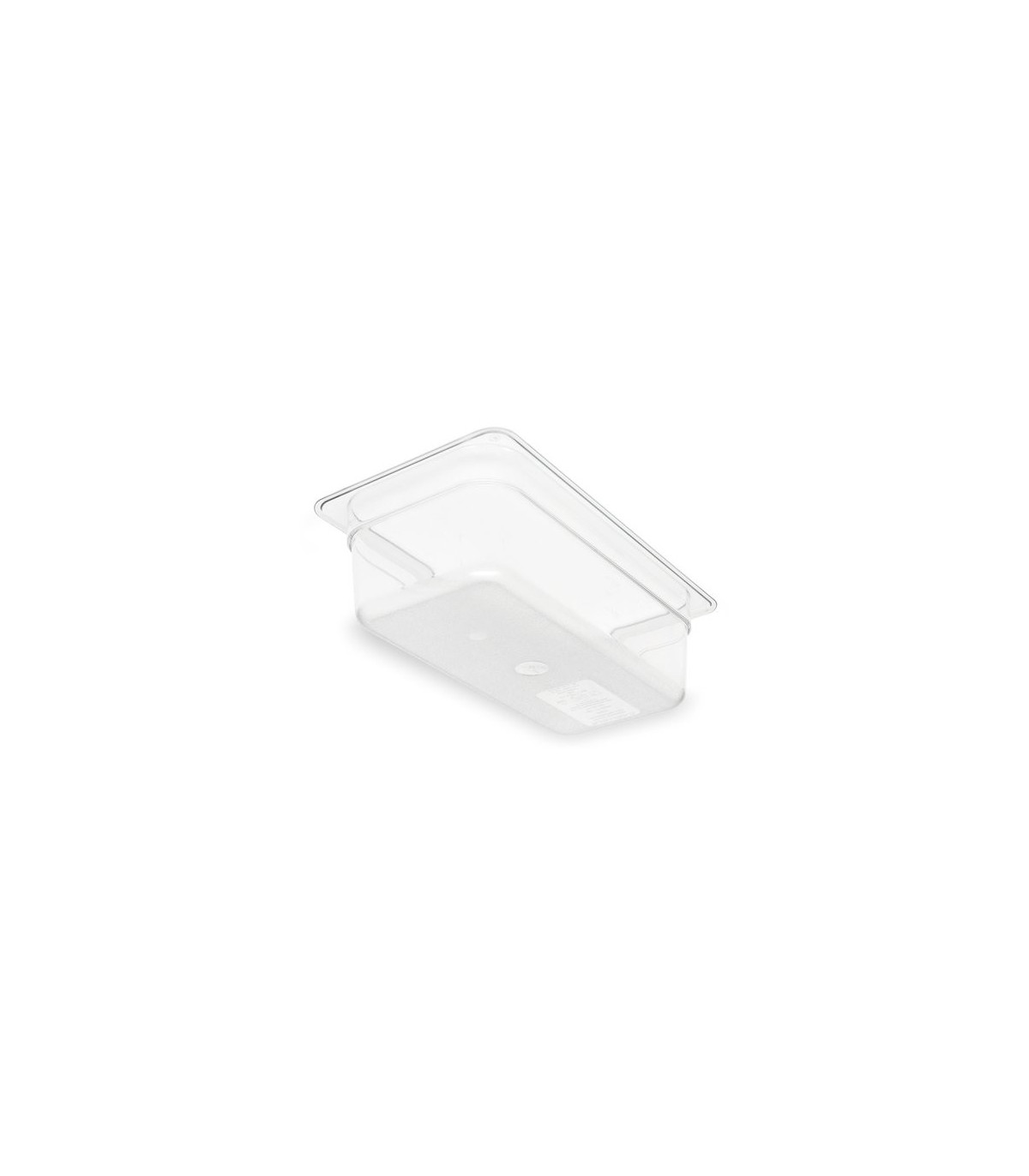 San Jamar Food Pan - Cold 1/3 Size 4" Depth - Clear