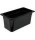 San Jamar Food Pan - Cold 1/3 Size 6" Depth - Black