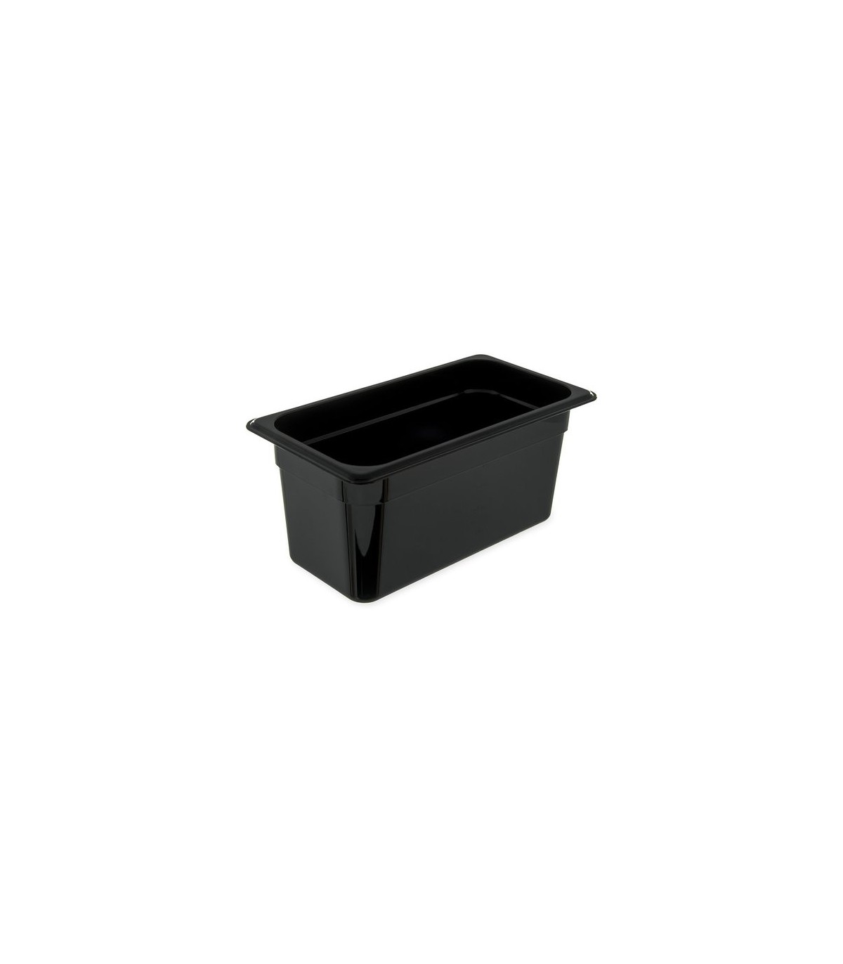 San Jamar Food Pan - Cold 1/3 Size 6" Depth - Black