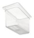 San Jamar Food Pan - Cold 1/3 Size 8" Depth - Clear