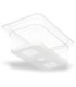 San Jamar Food Pan - Cold 1/4 Size - 4" Depth - Clear