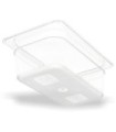 San Jamar Food Pan - Cold 1/4 Size - 4" Depth - Clear