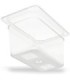 San Jamar Food Pan - Cold 1/4 Size - 6" Depth - Clear