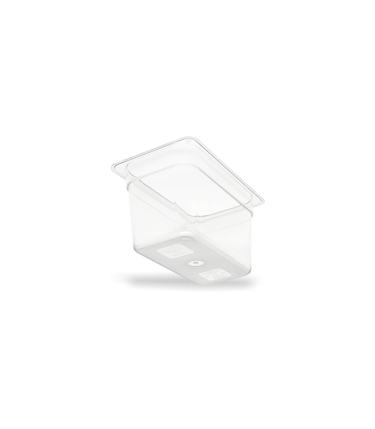 San Jamar Food Pan - Cold 1/4 Size - 6" Depth - Clear