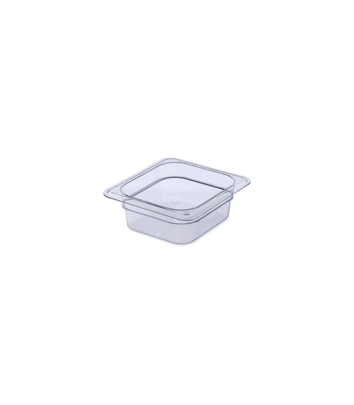 San Jamar Food Pan - Cold 1/6 Size - 2.5" Depth - Clear
