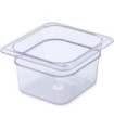 San Jamar Food Pan - Cold 1/6 Size - 4" Depth - Clear