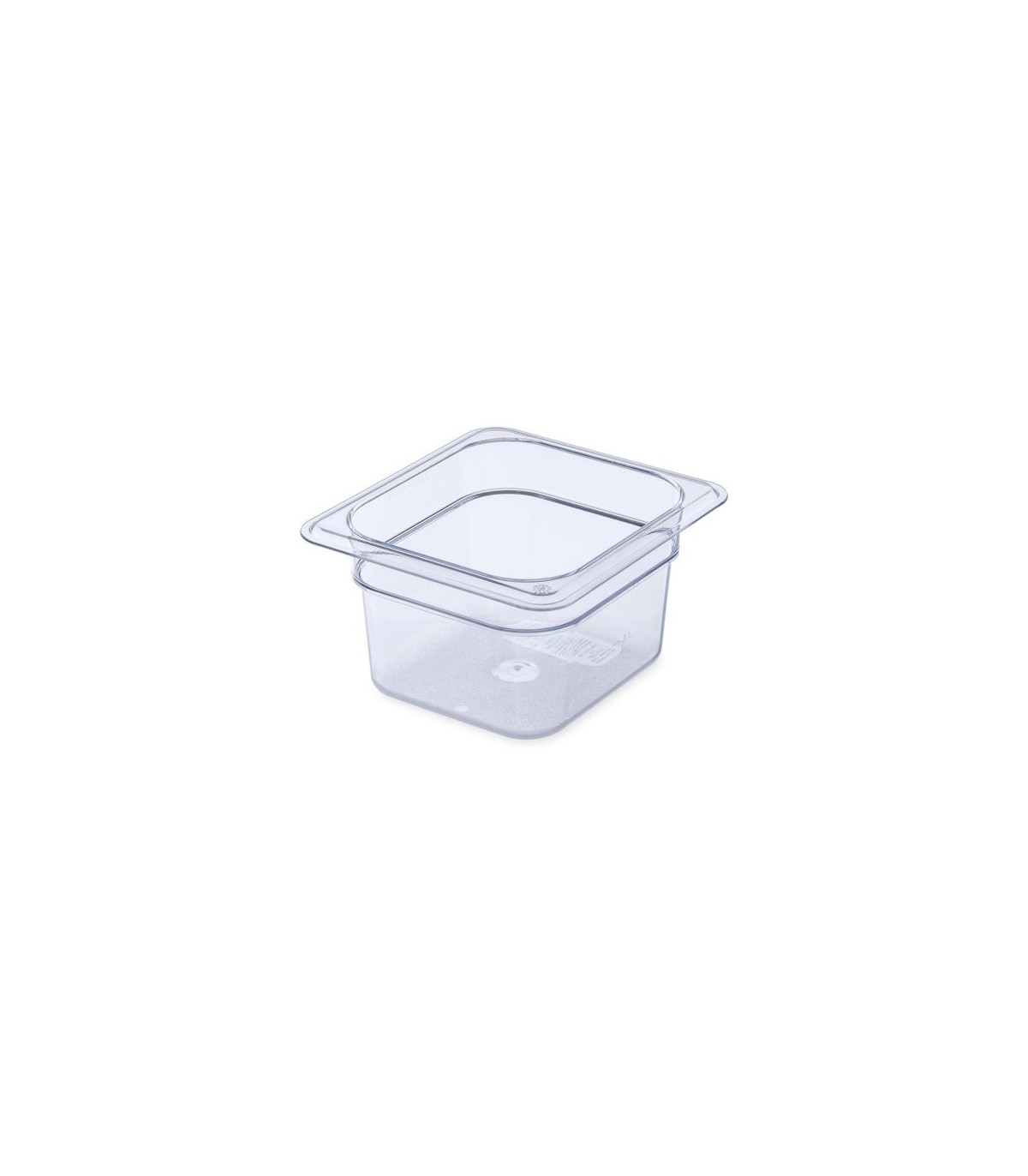 San Jamar Food Pan - Cold 1/6 Size - 4" Depth - Clear