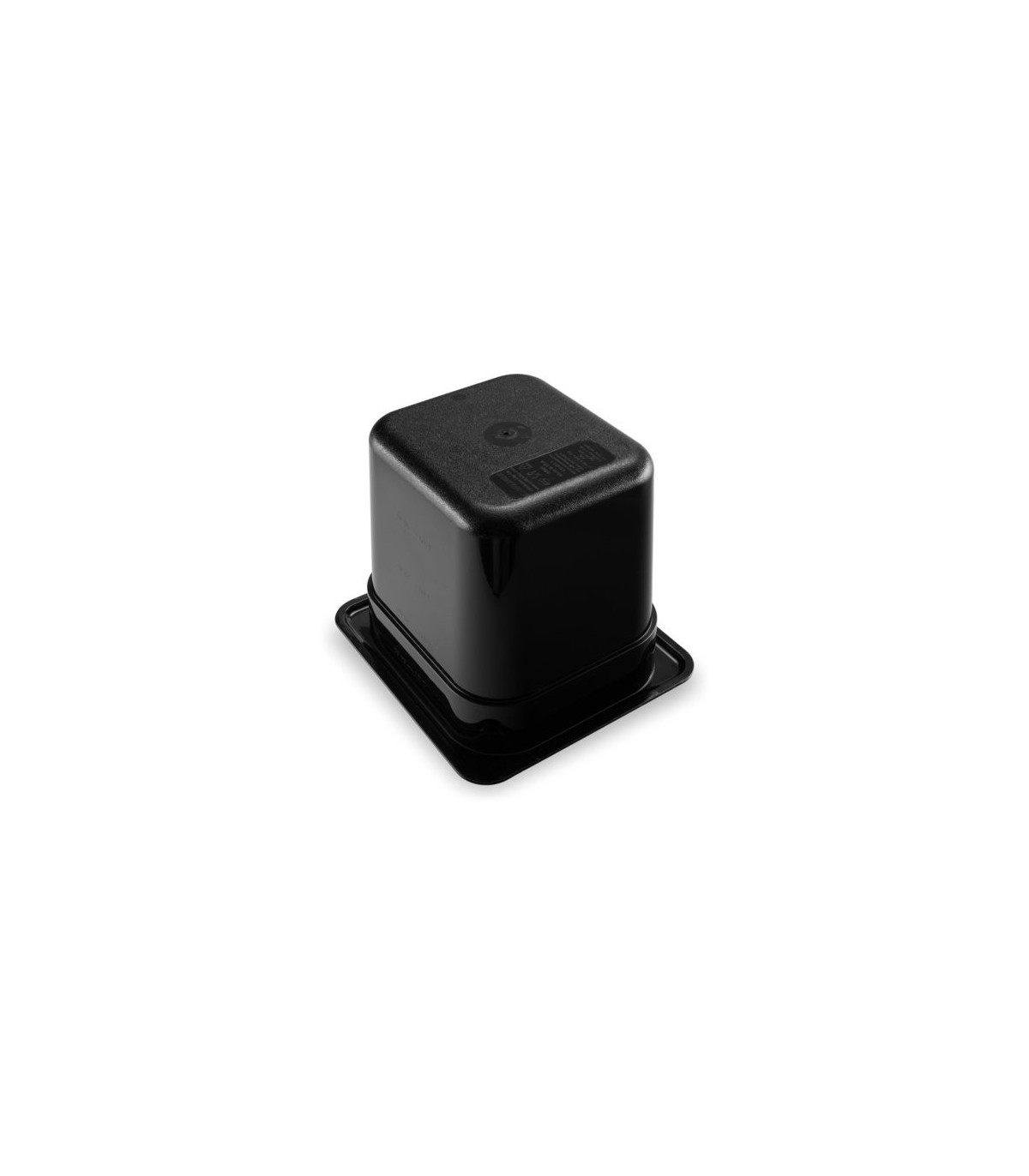 San Jamar Food Pan - Hot 1/6 Size - 6" Depth - Black