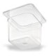 San Jamar Food Pan - Cold 1/6 Size - 6" Depth - Clear