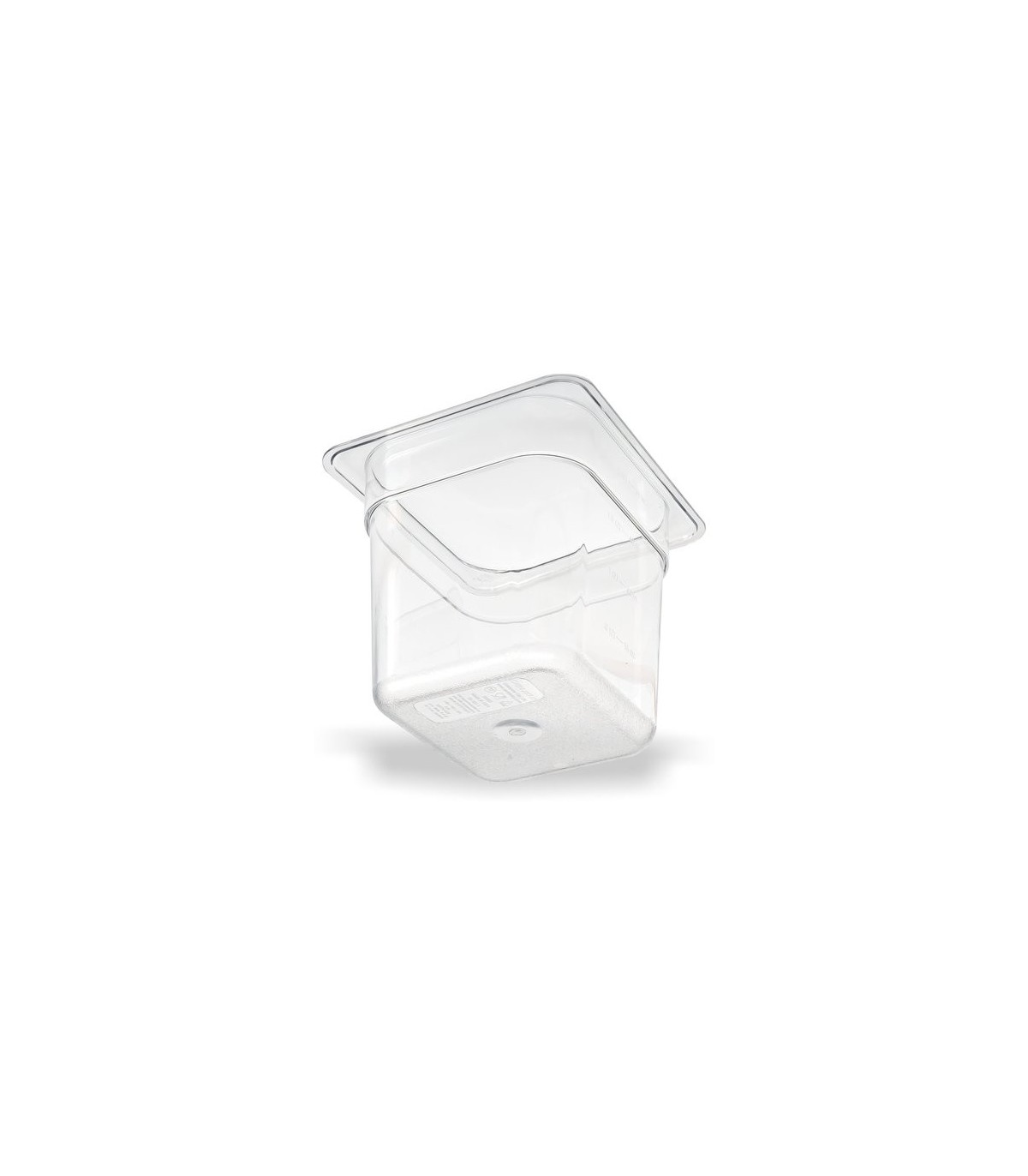 San Jamar Food Pan - Cold 1/6 Size - 6" Depth - Clear