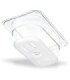 San Jamar Food Pan - Cold 1/9 Size - 2.5" Depth - Clear