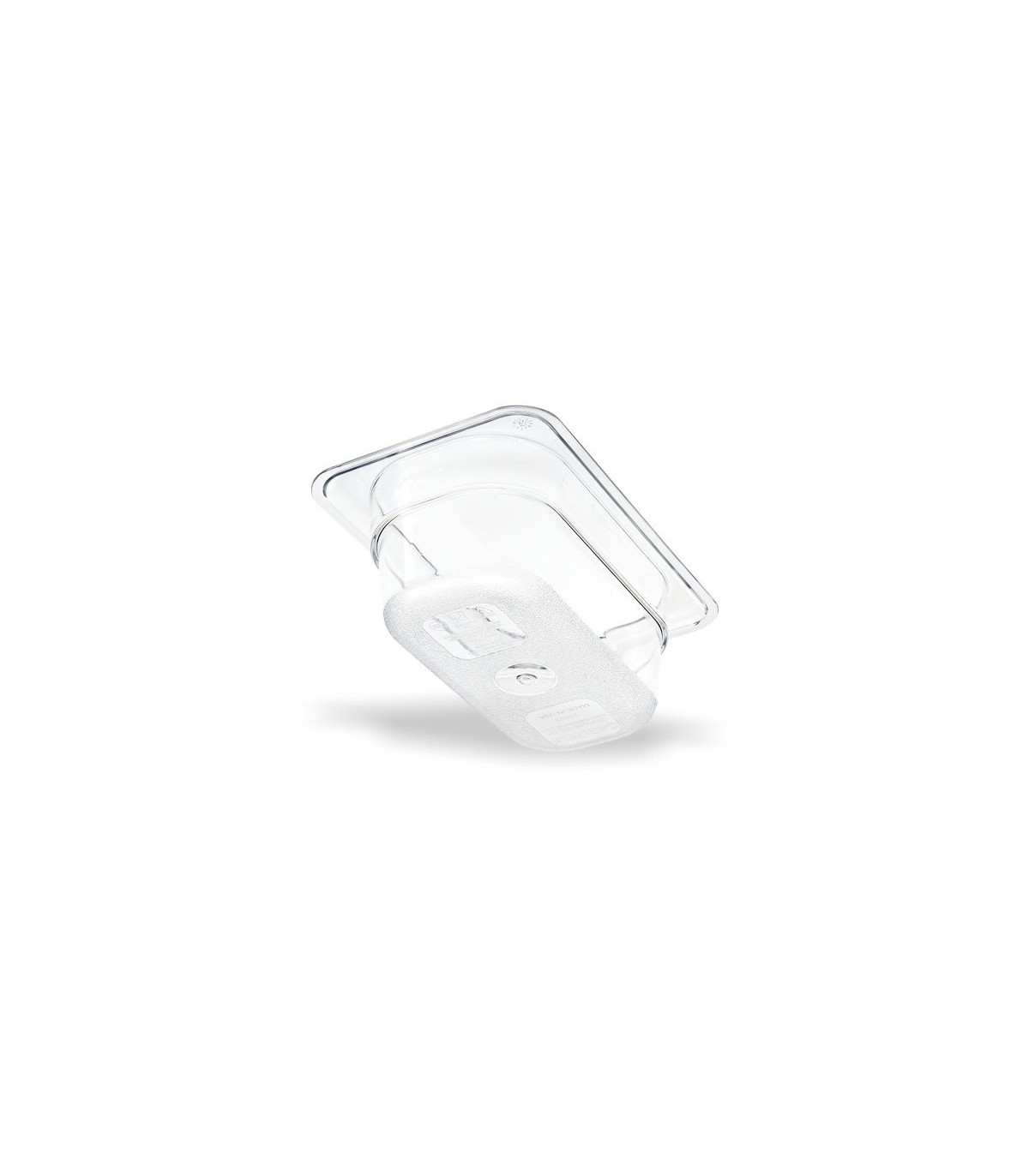 San Jamar Food Pan - Cold 1/9 Size - 2.5" Depth - Clear