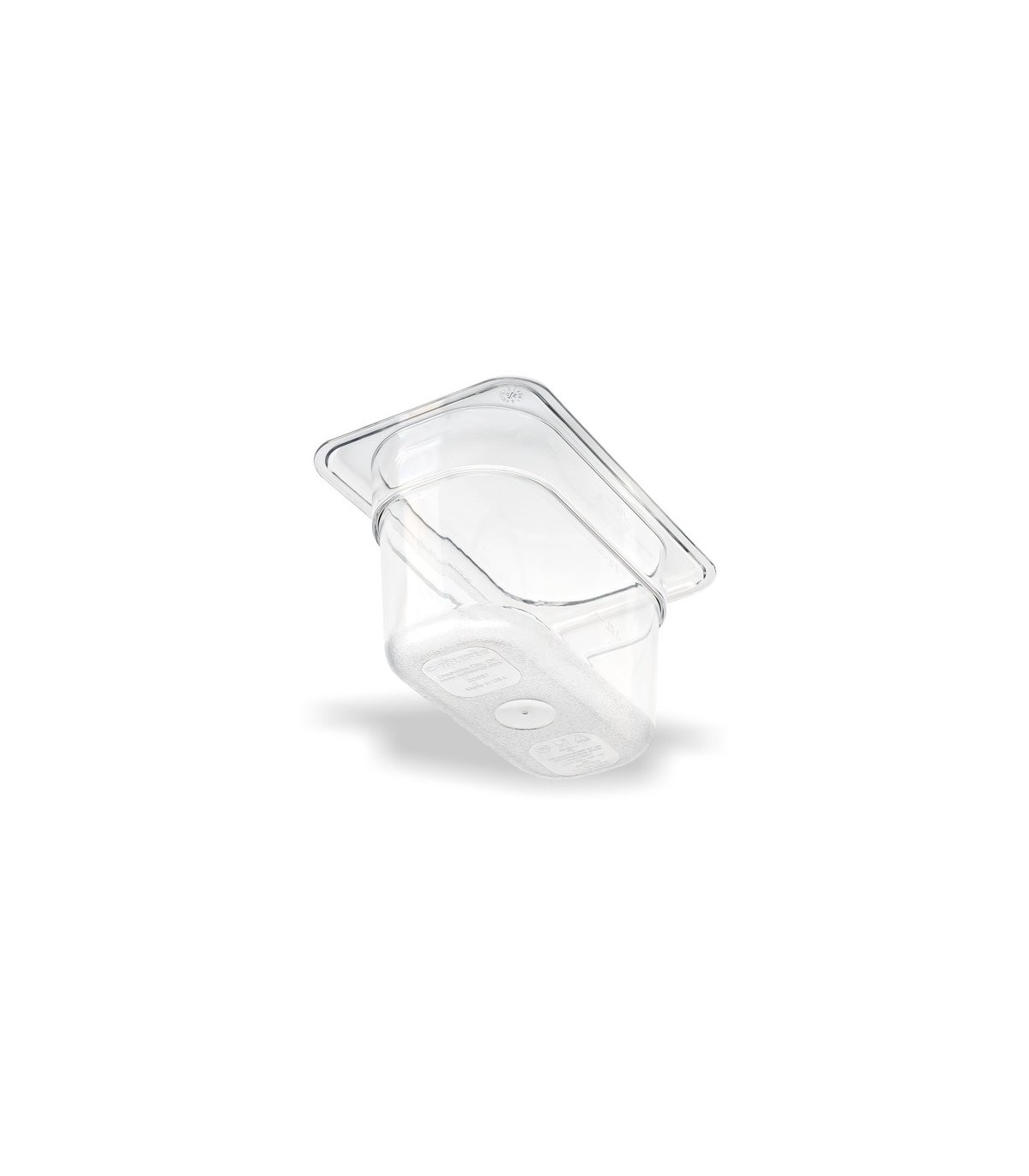 San Jamar Food Pan - Cold 1/9 Size - 4" Depth - Clear
