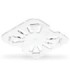 San Jamar Food Pan - Cold Drain Tray 1/6 Size - Clear