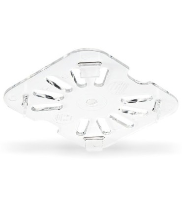 San Jamar Food Pan - Cold Drain Tray 1/6 Size - Clear