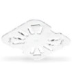 San Jamar Food Pan - Cold Drain Tray 1/6 Size - Clear