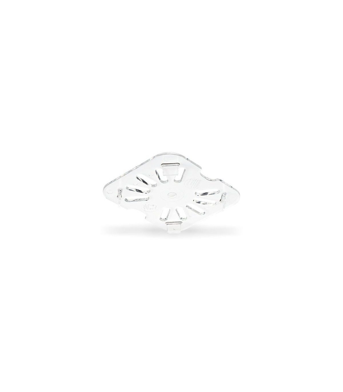 San Jamar Food Pan - Cold Drain Tray 1/6 Size - Clear