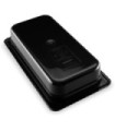 San Jamar Food Pan - Hot 1/3 Size - 2.5" Depth - Black