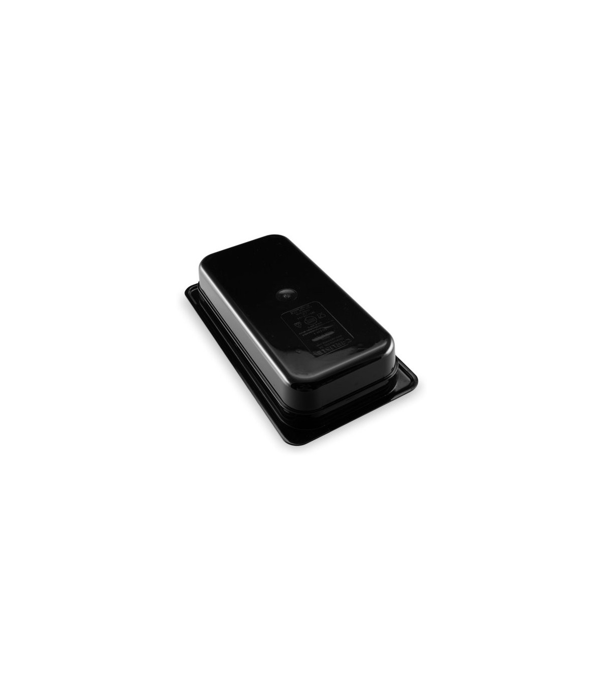 San Jamar Food Pan - Hot 1/3 Size - 2.5" Depth - Black